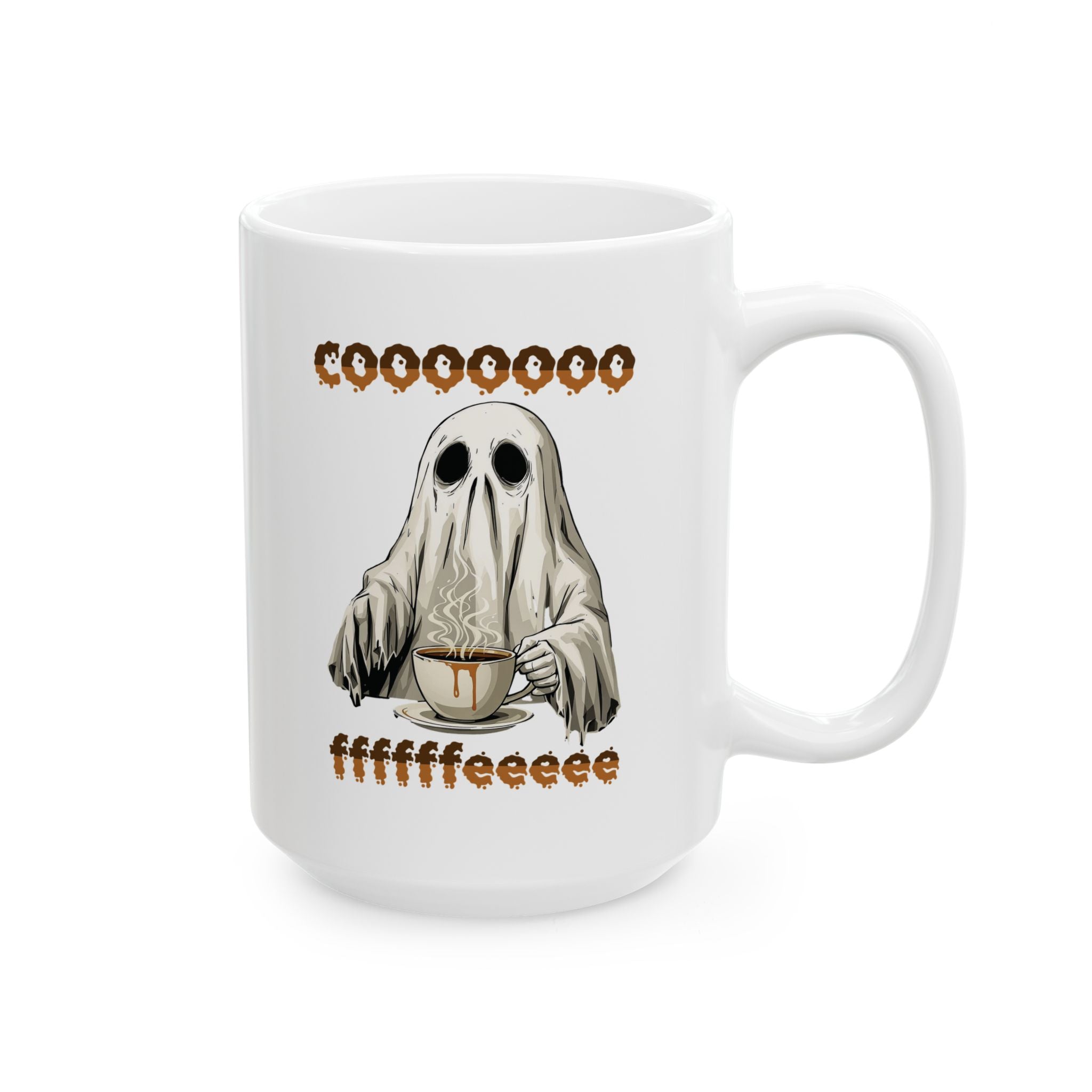 Coffee Ghost Mug, (11oz, 15oz)