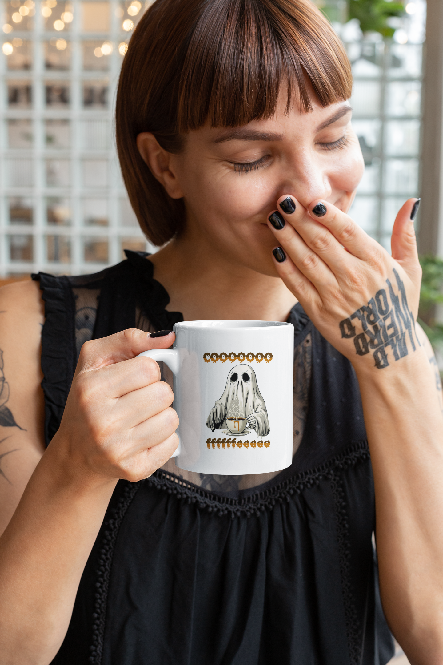 Coffee Ghost Mug, (11oz, 15oz)