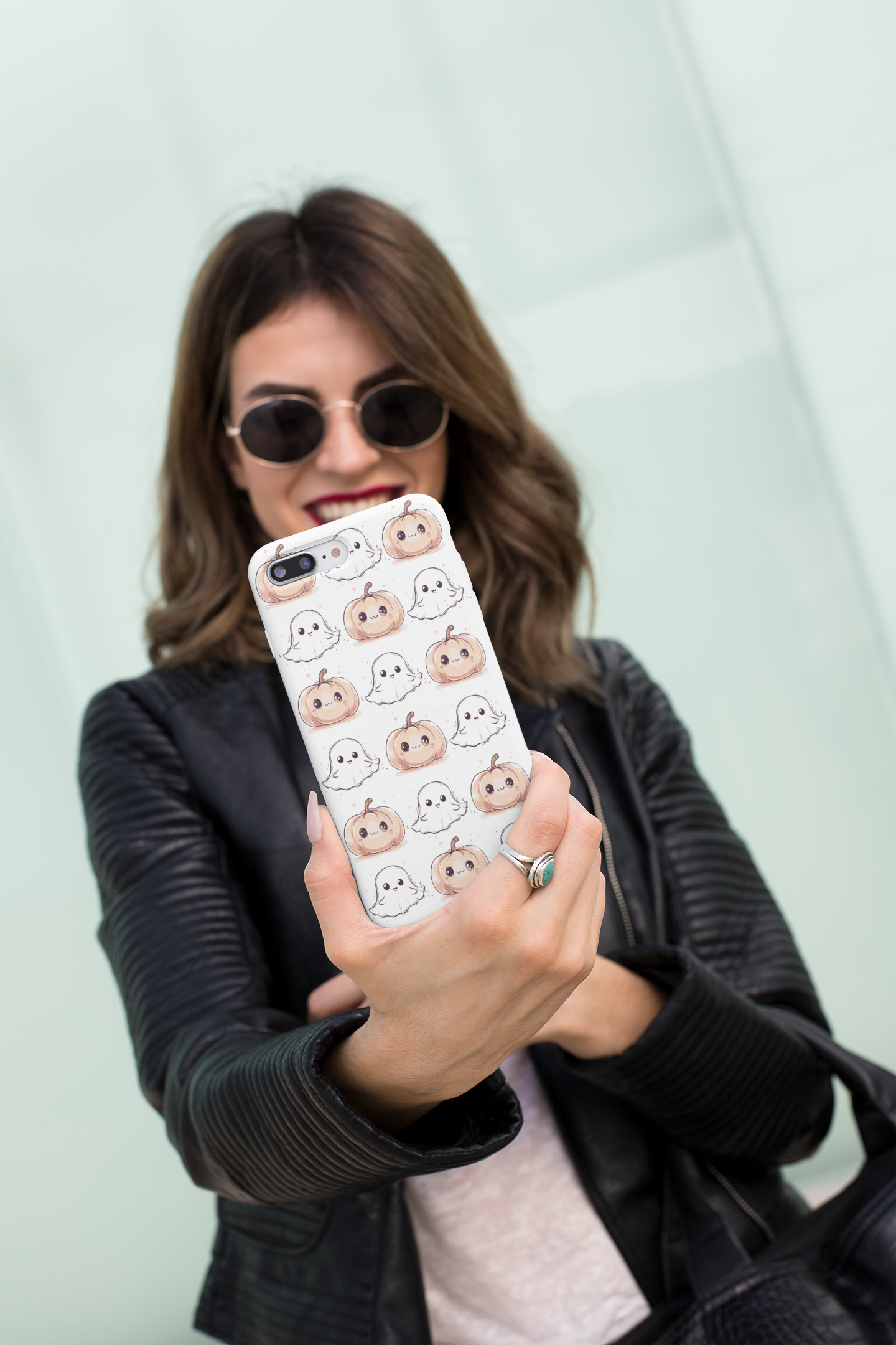 Pumpkins & Ghost Iphone Case