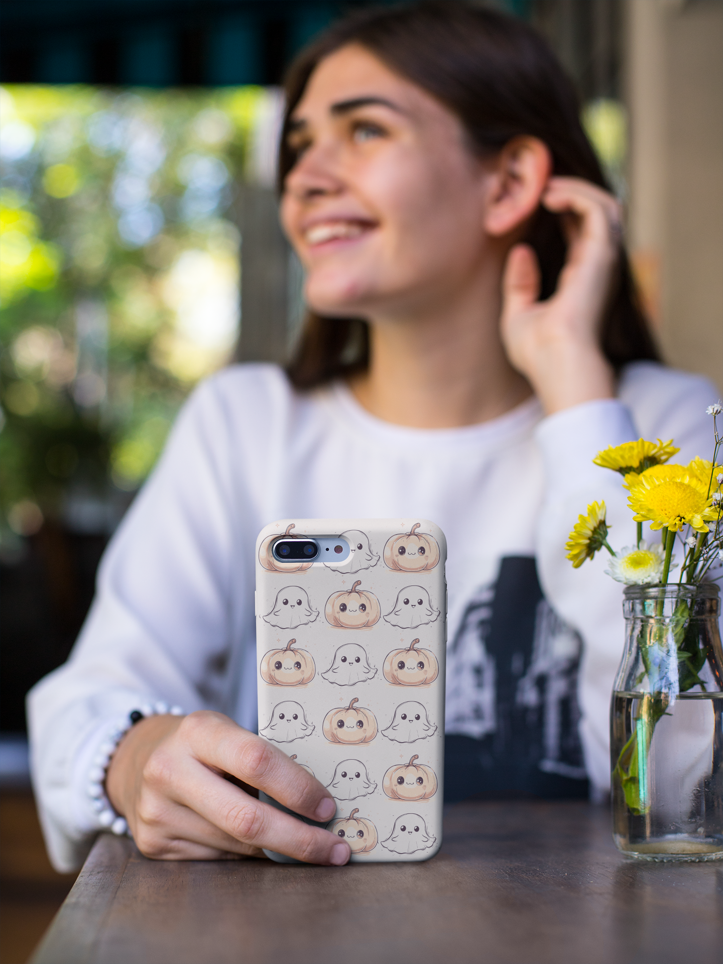 Pumpkins & Ghost Iphone Case